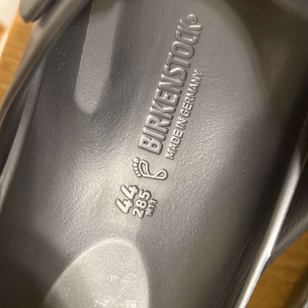 Birkenstock women Arizona essential Classic Double Strap Eva Sandals Gray sz M11 - Picture 13 of 14